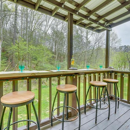 Smoky Mountain Cozy Cove Cabin Deck And Fire Pit! Cosby Exterior foto