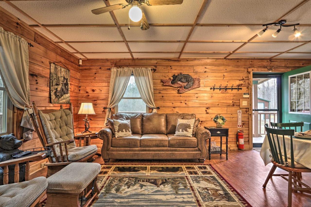 Smoky Mountain Cozy Cove Cabin Deck And Fire Pit! Cosby Exterior foto