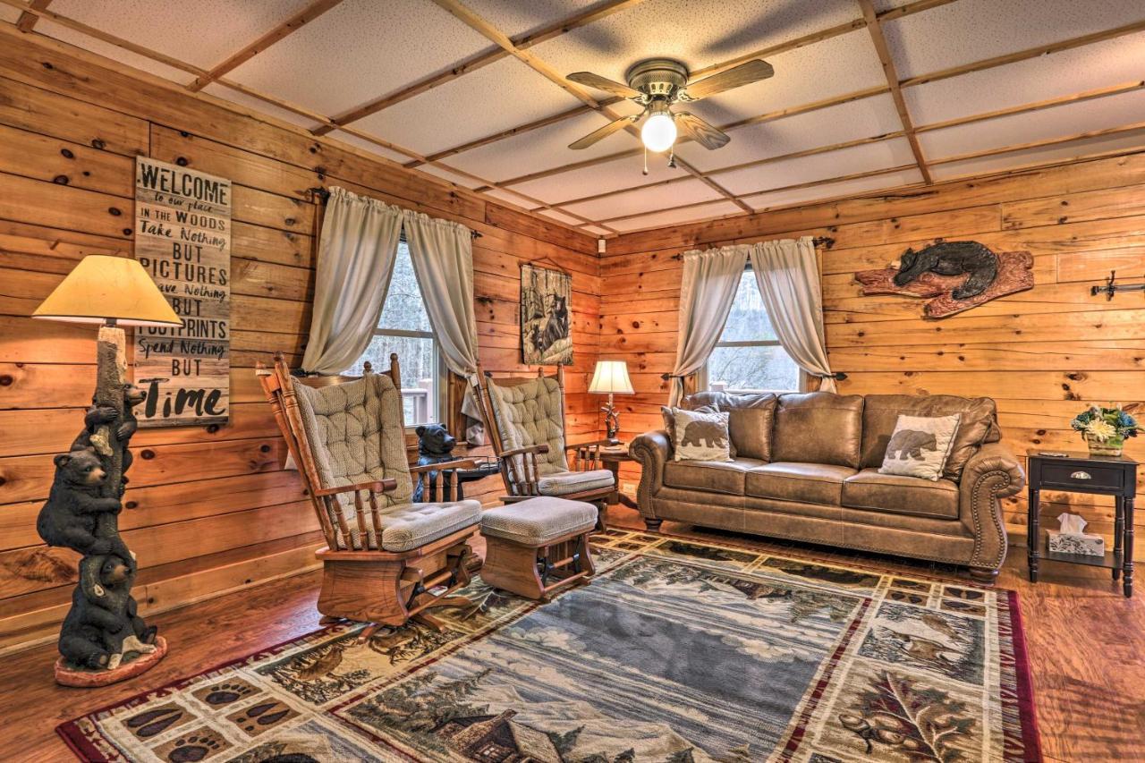 Smoky Mountain Cozy Cove Cabin Deck And Fire Pit! Cosby Exterior foto